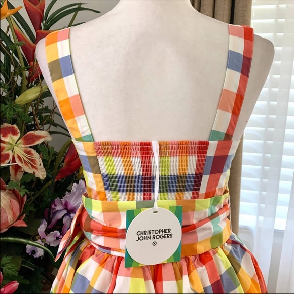 NWT Christopher John Rogers x Target Plaid Dress. Size 2 - Picture 13 of 13